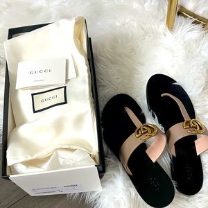 Brand new Gucci sandals, never worn!